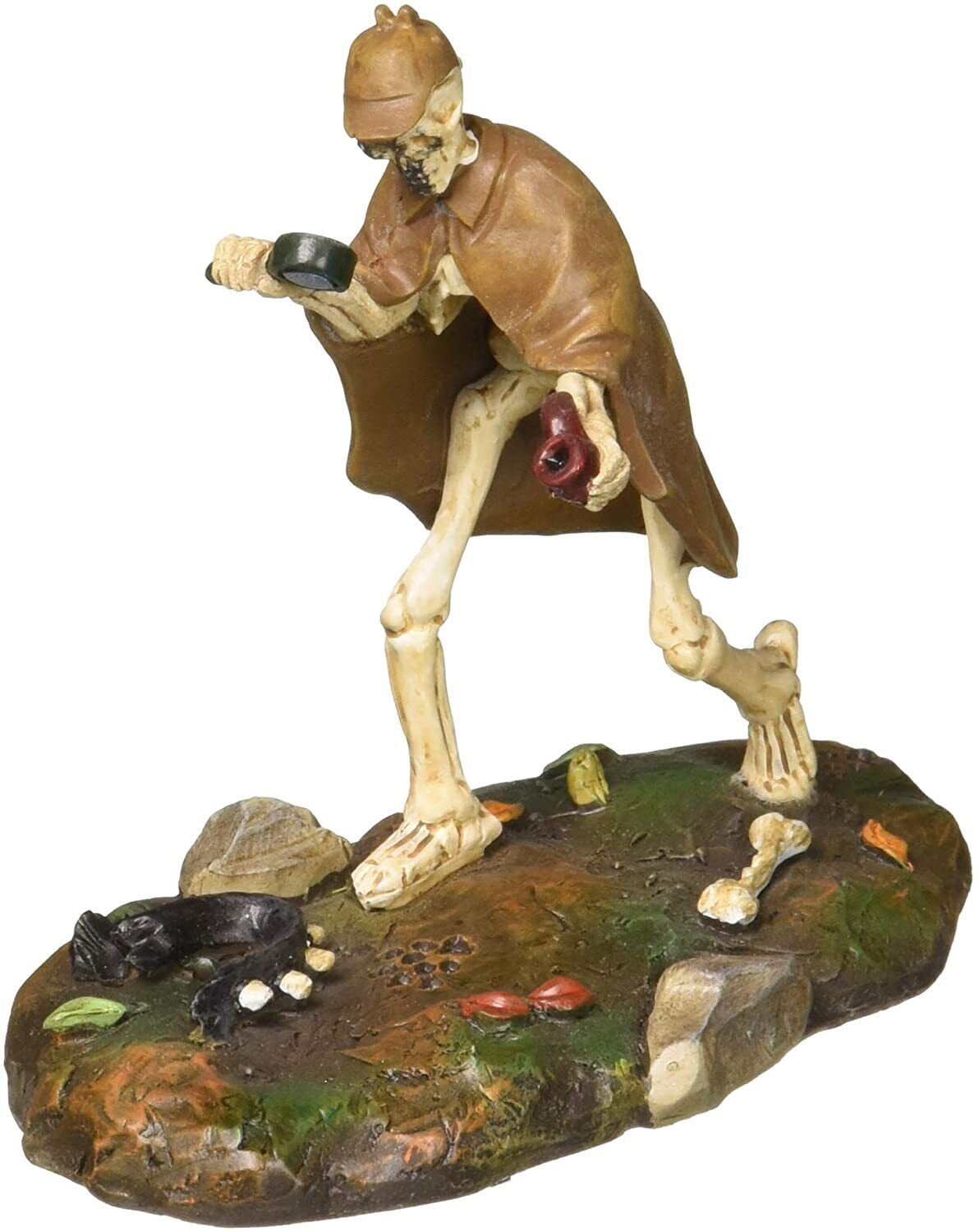 Department 56 Halloween Collections Sherlock Bones Figurine Village Accessory - £20.56 GBP