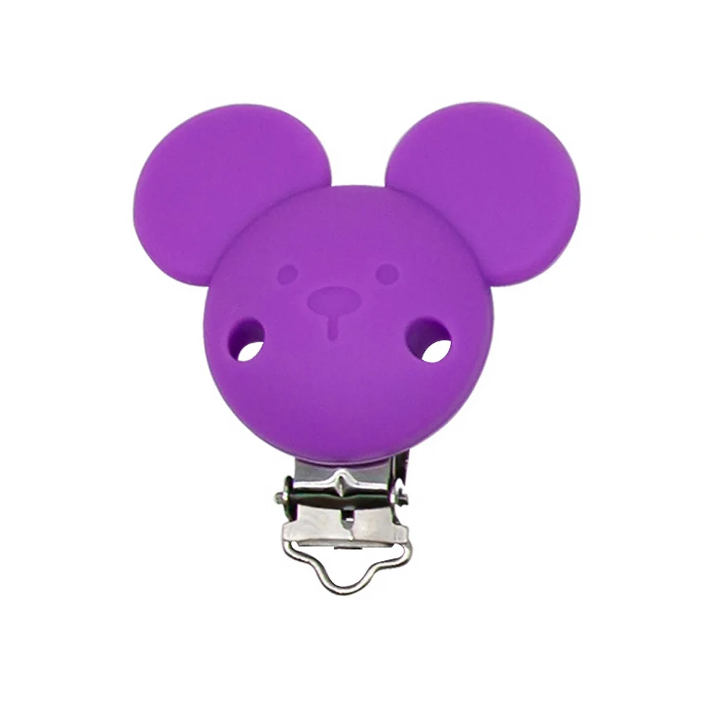 Cute-Idea Silicone Clip 1pc   Animals Accessories Pacifier Chain Handmad... - $13.90
