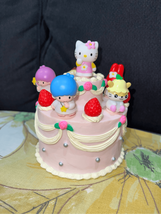 Hello Kitty Vintage Marker Set-Birthday Cake Holder In Box Japan Rare Euc Sanrio - £84.66 GBP