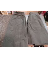 Pair 1970s Vietnam Era Womens Tropical Skirt Poly Wool AG 344 Size 12 R - $900.95 MXN