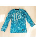 Nike Pro Dri-FIT Kids SIZE Medium Compression Shirt Long Sleeve Fitted T... - $273.47 MXN