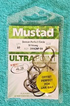 Mustad - 39942NP-BR - 3/0 - ULTRA POINT - DEMON CIRCLE HOOKS  10-PACK - ... - £5.43 GBP