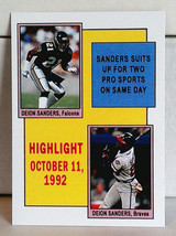 Deion Sanders Highlight: A Nine Pockets Custom Card - £3.91 GBP