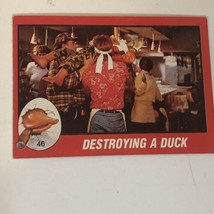 Howard The Duck Trading Card 1986 #46 Destroying A Duck - £1.94 GBP