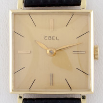 18k Yellow Gold Ebel Women&#39;s Hand-Winding Watch w/ Leather Band - $1,351.30