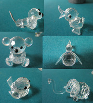 Crystal Swarovski Figurines Elephant, Penguin, Duck, Bear, Bird -PICK One - £50.52 GBP+