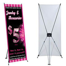  Jewelry Banner X stand Included 24&quot;x 63&quot; Events For Paparaz  Consultant Sales - £34.02 GBP