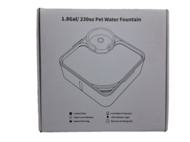 SIBAYS 1.8 GAL/ 230 OZ Pet Water Fountain/ Drinking Bowl - $29.69