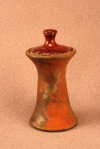 RAKU Unique Ceramic Companion Small/ Keepsake Funeral Cremation Urn #I0015 - £95.64 GBP