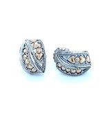 John Hardy Estate Pierced Earrings 18k + Silver JH61 - €296,70 EUR