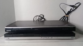 Lot of 2 DVD Players - Toshiba SD4300 &amp; RCA DRC427N For Parts, Power On, No Play - £20.35 GBP