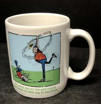 Vintage Golf Coffee Mug Cup 1992 Novelty Dad My Worst Day On The Golf Co... - $7.29