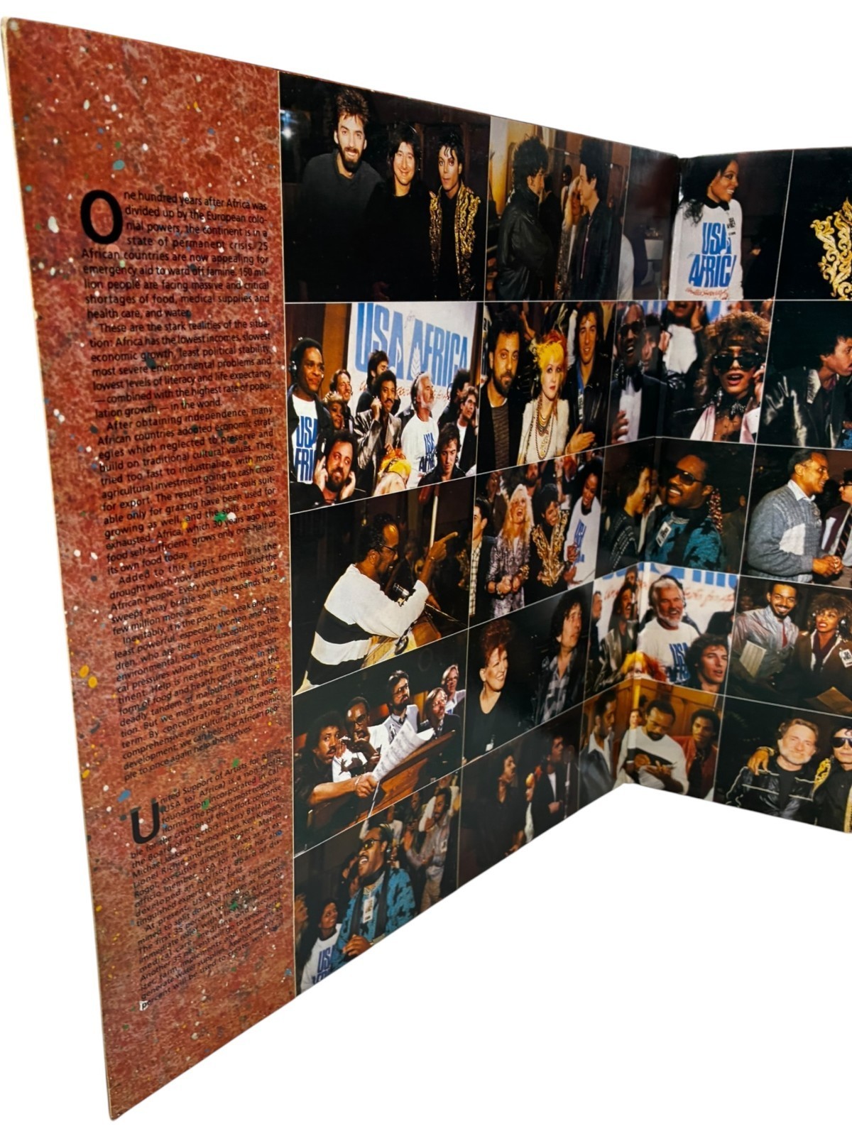 We are the World :Historic Recording plus Nine Superstar Songs USA for Africa LP Item image 2