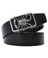 Men's Scorpion 3D Automatic Buckle and Faux Leather Belt - $24.95
