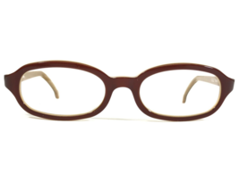 Vintage la Eyeworks Eyeglasses Frames TEXAS 757 Brown Rectangular 48-19-125 - £52.14 GBP