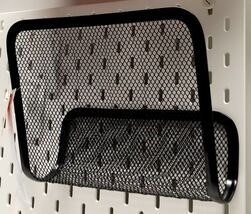 Ikea SKÅDIS Magazine Holder For Skadis Pegboard Black Steel 205.699.39 New - $18.99