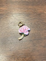 Nolan Miller Flower Charm Pink Rose - £11.95 GBP