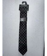 MSRP $30 LRL Boys Skull Tie Black/White One Size - $21.78