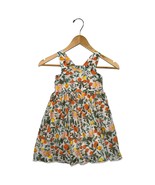 Sigrid Olsen Kids Dress Girls 5 Orange Tropical Fruit Sundress Crochet S... - $27.06 CAD