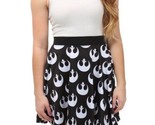 Star Wars Puissant Fin Logo Rebel Jupe Évasée Taille XL Noir et Blanc - $18.60