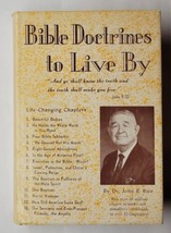 Bible Doctrines To Live By Dr. John R. Rice 1968 Sword of the Lord Hardcover  - £31.64 GBP