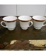 3 Noritake Legacy Gold  Coffee / Tea Cups ~~~ Contempary - $12.99