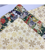 17 pcs Christmas Snowflakes Cat Kitten Table Runner 55x12 Placemats 18x1... - £13.38 GBP