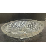 Anchor Hocking Thousand Line Stars and Bars Rainbow Crystal Candy 3 Devi... - $9.90