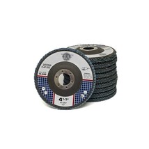 Benchmark Abrasives 4.5&quot; Premium Zirconia Type 27 Flap Discs Grinding, 40 Grit - £29.89 GBP