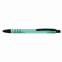 Lot Of 100 Pens - Heavy Duty Metal Aqua Blue Nzuri Pens W/Black Trim - B... - $73.33