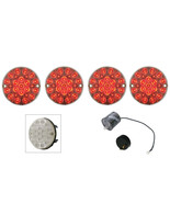 75-82 Chevy Corvette Clear LED Tail Light Lamp Lens &amp; Flasher 1975 1976-... - $177.95