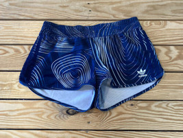 Adidas Women’s Athletic running shorts Size S Blue E5 - £10.51 GBP