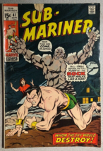 SUB-MARINER #41 (1971) Marvel Comics Vg - £10.95 GBP