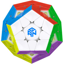 Gan Megaminx M Speed Cube Pentagonal Magnetic 33 Gans Stickerless Puzzle Toy - £68.52 GBP