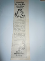 Vintage Zip Zits With Houbet Clear Print Magazine Advertisement 1971  - $56.91 MXN