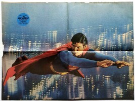 Hollywood Chris Reeves as Superman Vintage Old Pin Up Poster Page 56 x 4... - $262.60 MXN