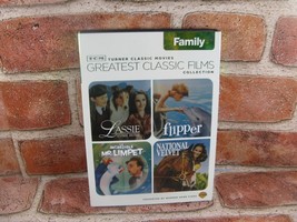 TCM Greatest Classic 4 Films Collection: Holiday 2 DVD Lassie Mr Limpet Flipper - £6.75 GBP