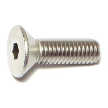 3/8&quot;-16 x 1-1/4&quot; 18-8 Stainless Flat Socket Cap Screws SCSFSS-258 (10 pcs.) - £12.13 GBP