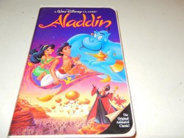 Disney Vhs TAPE- Aladdin - USED- Good CONDITION- L42A - £8.49 GBP