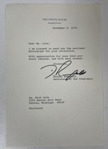 Donald Rumsfeld Signed Autographed 1974 Letter on White House Letterhead - $39.99