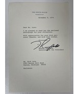 Donald Rumsfeld Signed Autographed 1974 Letter on White House Letterhead - £31.59 GBP