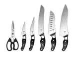iCook Set 5-Piece Knifeware + Sharpener + Scissors  %100 Authentic Amway - $395.01