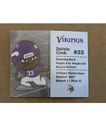 NFL Teenymates Series 9 Pocket Profile Vikings Dalvin Cook *Loose/NEW* ll1 - $8.34 CAD