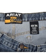 Ariat M3 Rebar Loose Straight Men’s Jeans 40x34 Work Denim Cowboy Wester... - $825.31 MXN