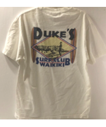 $25 Duke Kahanamoku Hawaii Surf Club Vintage 90s Surfing White Waikiki T... - $24.75