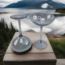 Luster Blue Round Stem Martini Glasses Nordstrom Poland - $370.49 MXN