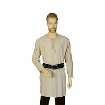 Weiß Bekleidung Ritter Erwachsene Herren Kostüm Medieval Renaissance Armor Tunik - £53.58 GBP+