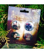 The Twilight Saga New Moon Wolf Pack Jacob 4 Pin Badges Set by NECA - £7.91 GBP