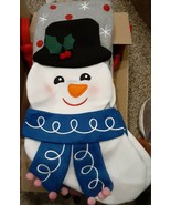 Ashland Christmas Stocking Snowman 3D Christmas Stocking 18&quot; Stocking Fr... - £8.24 GBP