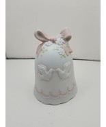 Lefton China Hand Painted Porcelain Bell Doves Bow Christopher Collectio... - £14.37 GBP